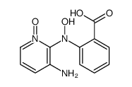 2-[(3-amino-1-oxidopyridin-1-ium-2-yl)-hydroxyamino]benzoic acid Structure