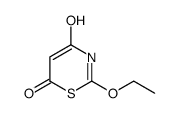 6H-1,3-Thiazin-6-one, 2-ethoxy-4-hydroxy Structure