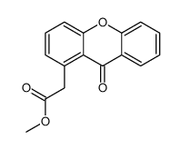 methyl 2-(9-oxoxanthen-1-yl)acetate结构式