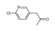 (6-氯-吡啶-3-基)-2-丙酮结构式