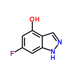 6-氟-4-羟基(1h)吲唑结构式
