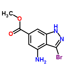 Methyl 4-amino-3-bromo-1H-indazole-6-carboxylate picture