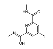 4-iodo-2-N,6-N-dimethylpyridine-2,6-dicarboxamide结构式