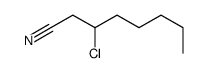 3-chlorooctanenitrile Structure