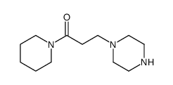 3-piperazin-1-yl-1-piperidin-1-ylpropan-1-one结构式