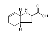 1H-Indole-2-carboxylicacid,2,3,3a,4,5,7a-hexahydro-,[2S-(2-alpha-,3a-bta-,7a-bta-)]-(9CI) Structure