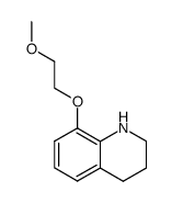 1,2,3,4-tetrahydro-8-(methoxyethoxy)quinoline Structure