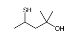 2-methyl-4-sulfanylpentan-2-ol Structure