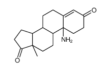 10-Amino-4-estrene-3,17-dione structure