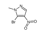 1H-Pyrazole, 5-bromo-1-Methyl-4-nitro- Structure