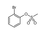 Phenol, 2-bromo-, 1-methanesulfonate Structure