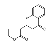 ETHYL 5-(2-FLUOROPHENYL)-5-OXOVALERATE structure