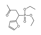 4-diethoxyphosphoryl-4-(furan-2-yl)butan-2-one Structure