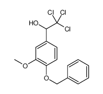 2,2,2-trichloro-1-(3-methoxy-4-phenylmethoxyphenyl)ethanol Structure