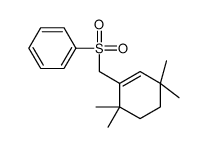 1-(benzenesulfonylmethyl)-3,3,6,6-tetramethylcyclohexene结构式