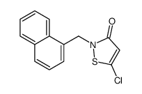 5-chloro-2-(naphthalen-1-ylmethyl)-1,2-thiazol-3-one Structure