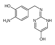 2-[(4-amino-3-hydroxyphenyl)methylamino]pyrimidin-5-ol Structure