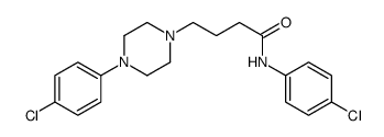 N-(4-chlorophenyl)-4-[4-(4-chlorophenyl)piperazin-1-yl]butanamide Structure