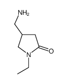 4-(aminomethyl)-1-ethylpyrrolidin-2-one structure