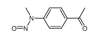 N-(4-acetylphenyl)-N-methylnitrous amide Structure