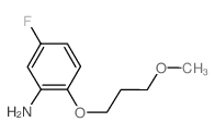 5-Fluoro-2-(3-methoxypropoxy)phenylamine结构式