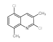 2,5-Dichloro-3,8-dimethylquinoline Structure