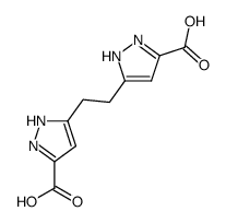 1H,1'H-4,4'-ethanediyl-bis-pyrazole-3-carboxylic acid Structure