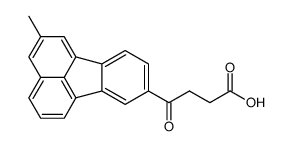 4-(2-methylfluoranten-8-yl)-4-oxobutyric acid结构式