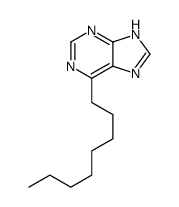 6-octyl-7H-purine结构式