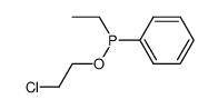 (2-Chlor-aethoxy)-aethyl-phenyl-phosphin Structure