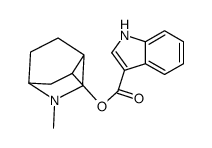 (2-methyl-2-azabicyclo[2.2.2]octan-5-yl) 1H-indole-3-carboxylate结构式
