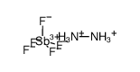 hydrazinium(2+) pentafluoroantimonate(III) Structure