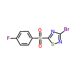 3-Bromo-5-(4-fluorophenylsulfonyl)-1,2,4-thiadiazole picture