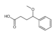 4-methoxy-4-phenyl-butyric acid Structure