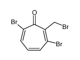 2-Brommethyl-3,7-dibrom-tropon Structure