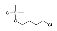 chloro-(4-chlorobutoxy)-dimethylsilane Structure