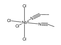 cis-NbCl4(NCCH3)2(1+)结构式