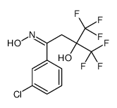 (4Z)-4-(3-chlorophenyl)-1,1,1-trifluoro-4-hydroxyimino-2-(trifluoromethyl)butan-2-ol Structure