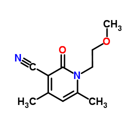 1-(2-Methoxy-ethyl)-4,6-dimethyl-2-oxo-1,2-dihydro-pyridine-3-carbonitrile图片