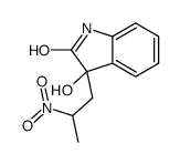 3-hydroxy-3-(2-nitropropyl)-1H-indol-2-one Structure