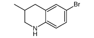 6-bromo-3-methyl-1,2,3,4-tetrahydroquinoline结构式
