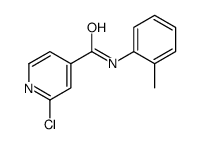 2-chloro-N-(2-methylphenyl)pyridine-4-carboxamide结构式