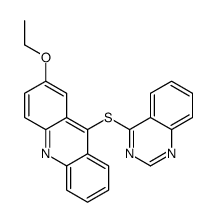 2-ethoxy-9-quinazolin-4-ylsulfanylacridine Structure