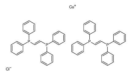 bis-(1,2-bis(diphenylphosphino)ethene)Cu(I) Structure