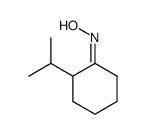 Cyclohexanone, 2-isopropyl-, oxime (6CI) structure