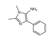 1,2-Dimethyl-4-phenyl-1H-imidazol-5-amine structure