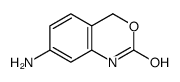 7-amino-1,4-dihydro-3,1-benzoxazin-2-one结构式