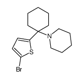 1-[1-(5-bromothiophen-2-yl)cyclohexyl]piperidine结构式