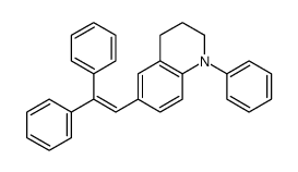 6-(2,2-diphenylethenyl)-1-phenyl-3,4-dihydro-2H-quinoline Structure