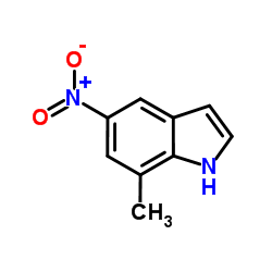 7-Methyl-5-nitro-1H-indole structure